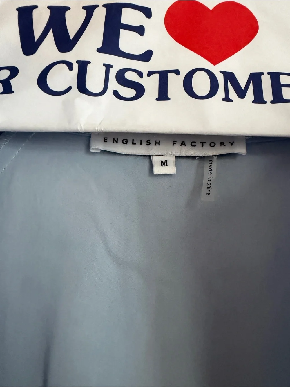 English Factory Light Blue Maxi Tiered Puff Sleeve Dress